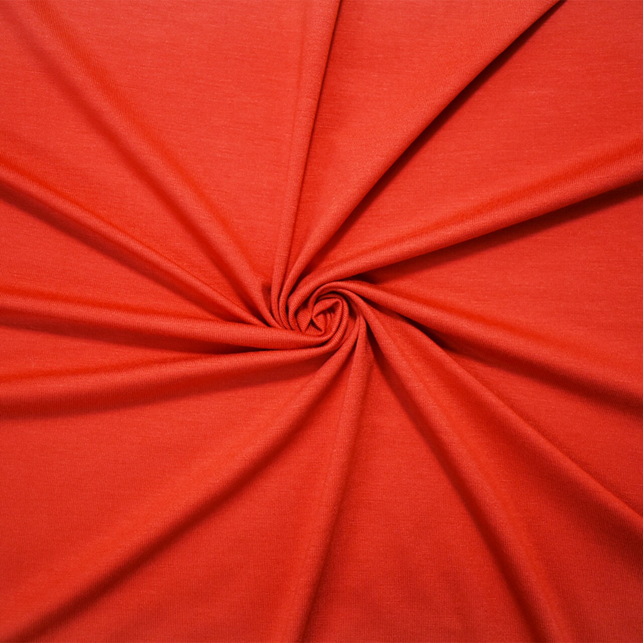 Orange Rayon Stretch Spandex Solid Jersey Knit Fabric By the Yard